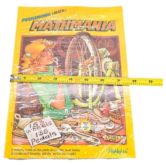 Puzzlemania + Math = Mathmania Highlights Set Of 4 Activity Books for Kids NEW - Picture 9 of 9